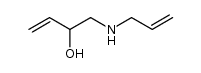N-烯丙基-N-(2-羟基-3-丁烯基)胺 结构式