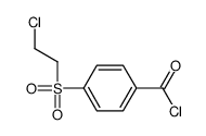 4-(2-氯乙基磺酰基)苯甲酰氯 结构式