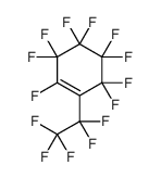 Cyclohexene, 1,3,3,4,4,5,5,6,6-nonafluoro-2-(pentafluoroethyl)- 结构式