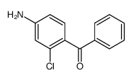 4-氨基-2-氯二苯甲酮 结构式