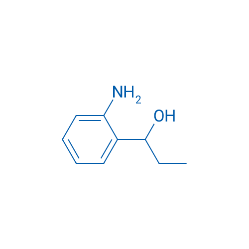 1-(2-氨基苯基)丙-1-醇 结构式