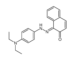 1-[2-(4-二乙氨基苯基)偶氮]-2-萘酚 结构式