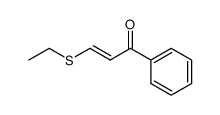 2-Propen-1-one, 3-(ethylthio)-1-phenyl- 结构式