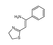 α-[(4,5-二氢-2-噻唑基)亚甲基]苯甲胺 结构式