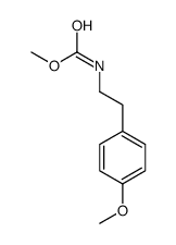 [2-(4-Methoxy-phenyl)-ethyl]-carbamic acid methyl ester 结构式
