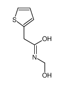 2-Thiopheneacetamide, N-(hydroxymethyl)- 结构式
