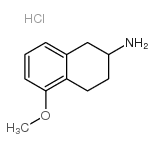 2-氨基-5-甲氧基四氢萘盐酸盐 结构式
