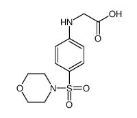 N-[4-(4-吗啉基磺酰基)苯基]甘氨酸 结构式