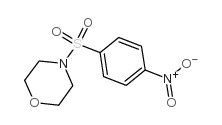 4-(4-硝基苯基磺酰基)吗啉 结构式