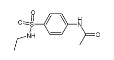 N-[4-(ethylsulfamoyl)phenyl]acetamide 结构式