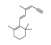 1,3,3-三甲基-2-[(1E,3E)-3-甲基-1,3-己二烯-5-炔基]环己烯 结构式