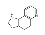 2,3,3a,4,5,9b-六氢-1H-吡咯并[2,3-f]喹啉 结构式