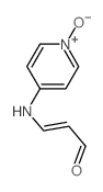 3-[(1-氧代-4-吡啶基)氨基]-2-丙烯醛 结构式