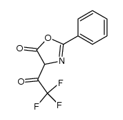 2-phenyl-4-(2,2,2-trifluoroacetyl)oxazol-5(4H)-one 结构式