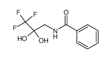 Benzamide, N-(3,3,3-trifluoro-2,2-dihydroxypropyl)- 结构式