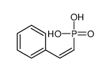 [(E)-2-phenylethenyl]phosphonic acid 结构式