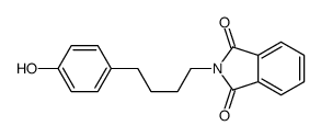 2-[4-(4-羟基苯基)丁基]异吲哚-1,3-二酮 结构式