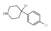 4-(4-Chlorophenyl)-4-Bromopiperide 结构式