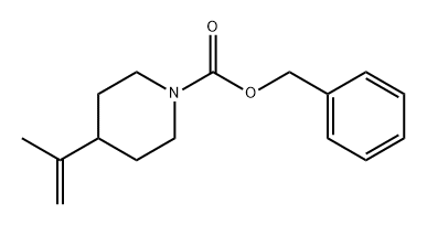 1-哌啶甲酸-4-(1-甲基乙烯基)-苯甲酯 结构式