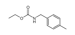 Carbamic acid, N-[(4-methylphenyl)methyl]-, ethyl ester 结构式