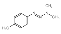 3,3-二甲基-1-对甲苯基三氮烯 结构式
