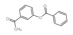 间苯甲酰氧基苯乙酮 结构式