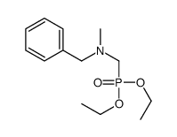 Phosphonic acid, [[methyl(phenylmethyl)amino]methyl]-, diethyl ester (9CI) 结构式