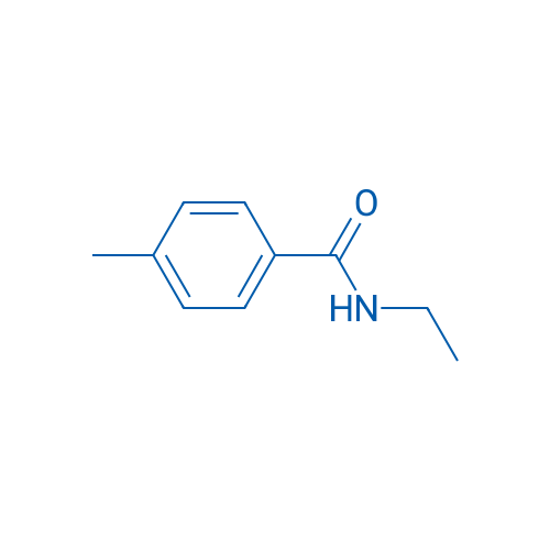 N-乙基-4-甲基苯甲酰胺 结构式
