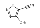 4-甲基-5-氰基-1,2,3-噻重氮 结构式