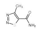 4-甲基-1,2,3-噻重氮-5-甲酰胺 结构式