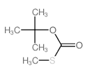 tert-butyl methylsulfanylformate 结构式