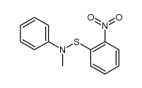 N-甲基-2-硝基-N-苯基苯亚磺酰胺 结构式