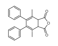 3a,7a-二氢-4,7-二甲基-5,6-苯基-1,3-异苯并呋喃二酮 结构式