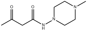 N-(4-甲基-1-哌嗪基)-3-氧代丁酰胺 结构式