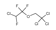 2-氯-1,1,2-三氟-1-(2,2,2-三氯乙氧基)乙烷 结构式