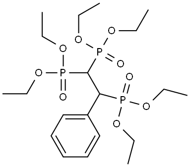 Phosphonic acid, (1-phenyl-1-ethanyl-2-ylidene)tris-, hexaethyl ester 结构式
