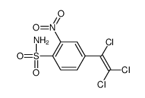 2-硝基-4-(1,2,2-三氯乙烯基)苯磺酰胺 结构式