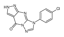 8-(4-氯苯基)-1,8-二氢-4H-吡唑并[3,4-d][1,2,4]三唑并[1,5-a]嘧啶-4-酮 结构式