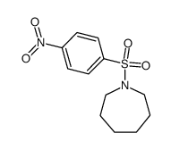 1-(4-硝基苯磺酰基)氮杂环庚烷 结构式