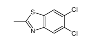 5,6-二氯-2-甲基苯并噻唑 结构式