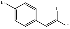 4-溴-β,β-二氟代苯乙烯 结构式