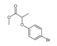 2-(4-溴苯氧基)丙酸甲酯 结构式
