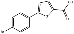 5-(4-BROMOPHENYL)THIOPHENE-2-CARBOXYLIC& 结构式