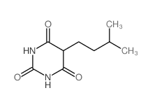 5-(3-甲基丁基)-2,4,6(1H,3H,5H)-嘧啶三酮 结构式