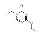 4-乙氧基-1-乙基-2(1H)-嘧啶酮 结构式