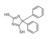 5,5-二苯基-2,4-咪唑烷二硫酮 结构式