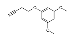 Propanenitrile, 3-(3,5-dimethoxyphenoxy)- 结构式