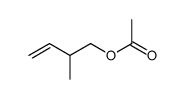 2-甲基-3-丁烯-1-基乙酸酯 结构式