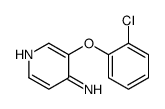 3-(2-氯苯氧基)吡啶-4-胺 结构式