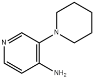 3-(哌啶-1-基)吡啶-4-胺 结构式